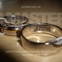 Свадебные кольца с именами