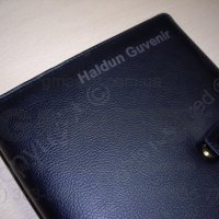 Лазерное бренджирование кожаного ежедневника